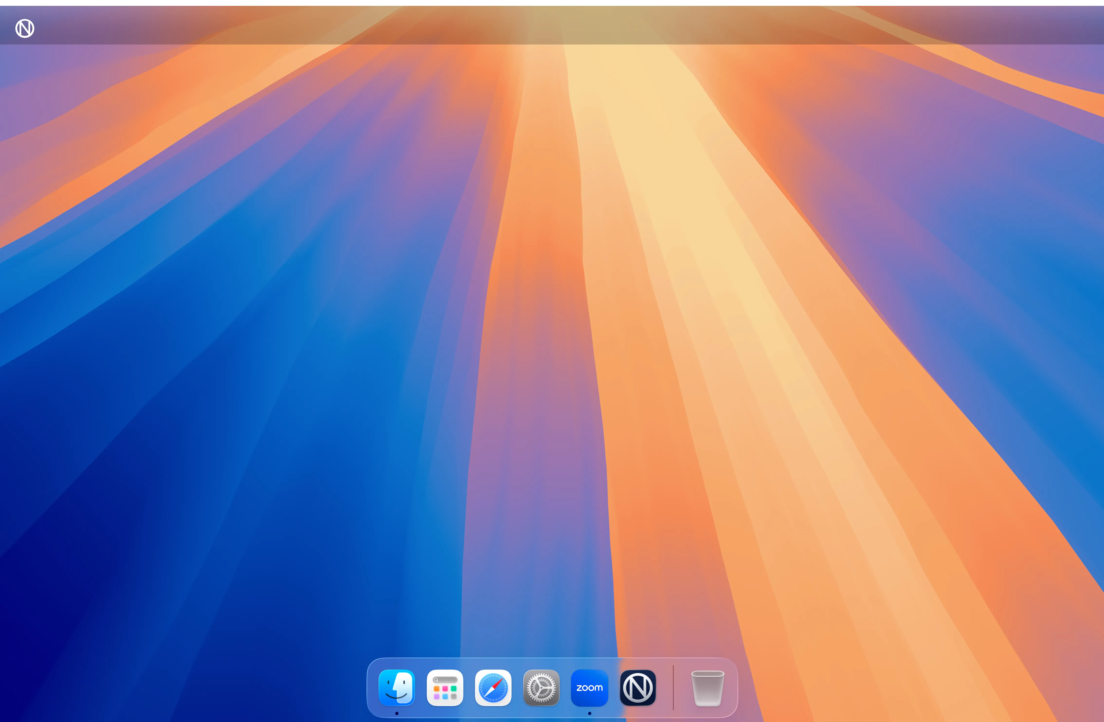 MacOS Desktop Interface